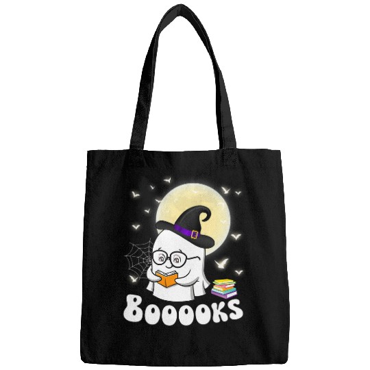 Book Fun cute booooks ghosts halloween teacher book reading Bags