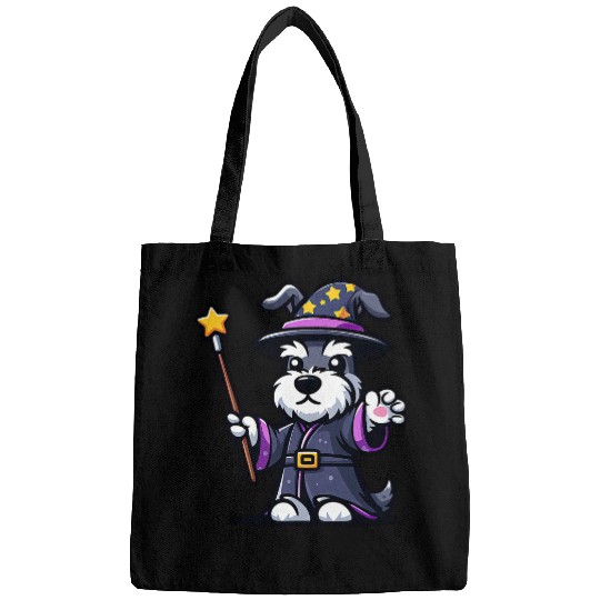 Schnauzer Pet Wizard Funny Dog Magic Bags