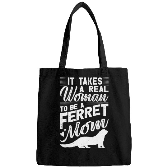 Ferret Pet Mom Apparel Funny Great Ferrets Lover Design Bags