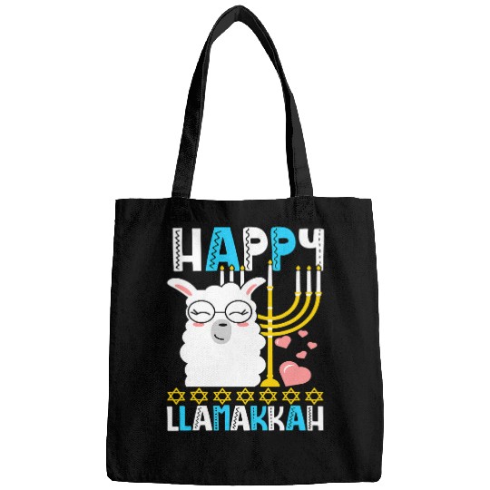 Llama Pet Funny Happy Llamakkah Hanukkah Chanukah  Jewish Llama Bags