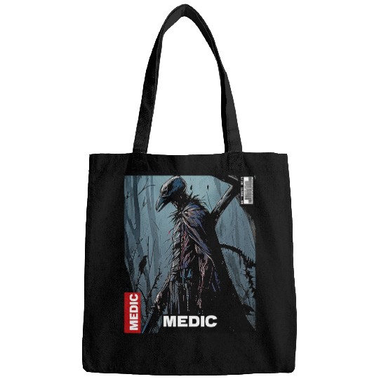 Book Fun Medic Comic Book Plague Doctor Healer Magazine Style Art 03 Bags