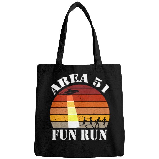 Aliens UFO Area 51 Fun Run Aliens UFO Roswell Alien Flying Objects Bags
