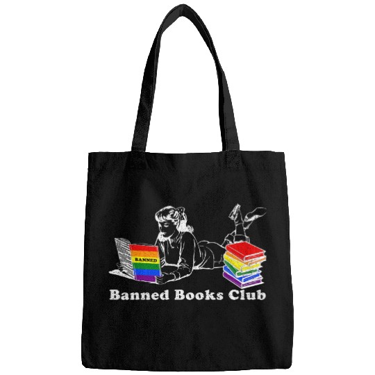 Book Fun I Read Banned Books Club Im With The Banned LGBT Gay Pride Bags