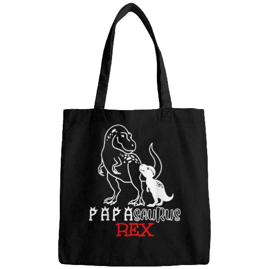 Dinosaur Pet Fathers Day Papasaurus Rex Bags