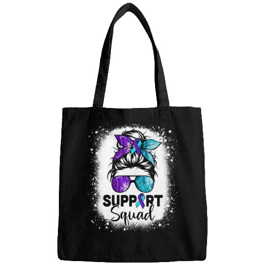 suicides Prevention 988 Support Squad Messy Bun Bags