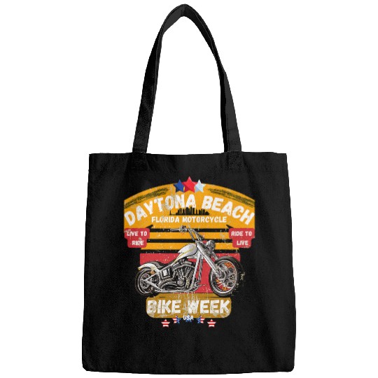 Daytona Beach Bike Week 2024 Motorcycle vintages Design Bags