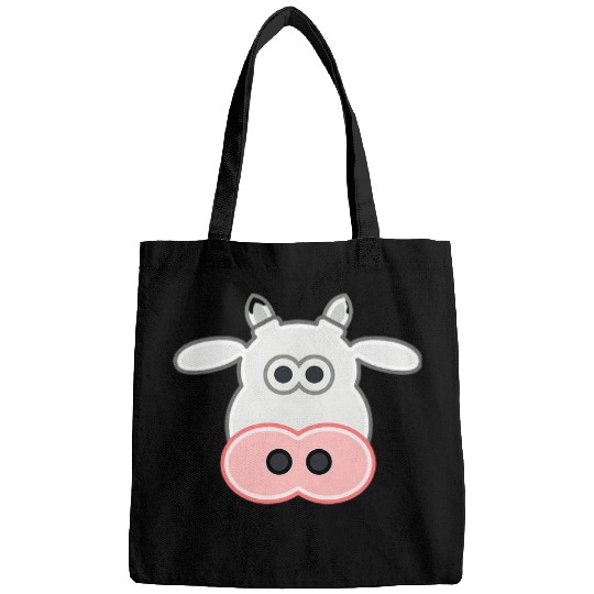 Cow Pet Animal Face Bags