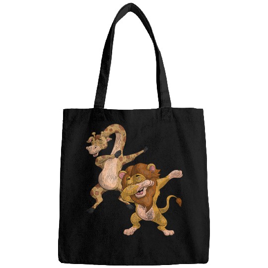 Giraffe Pet Cool  Giraffe  Lion Funny Safari Zookeeper Bags