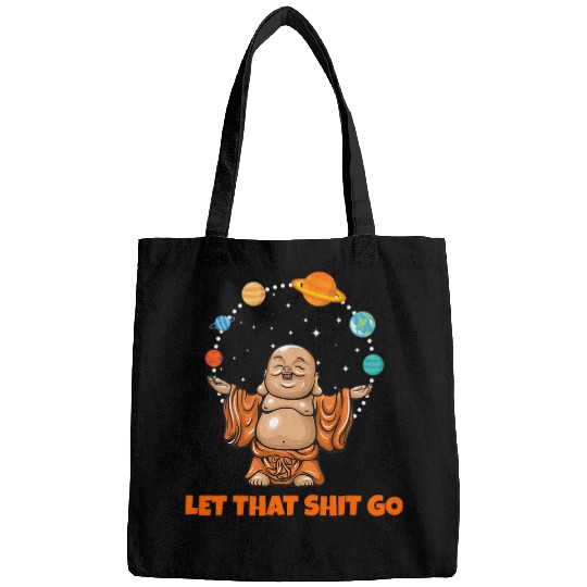 Buddha Monk Namaste Smiling Happiness Let Worries Trouble Go 26 Bags