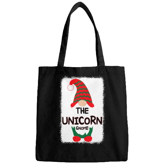 Unicorn Pet The Unicorn Gnome Matching Family Christmas Pajamas Bleached Bags