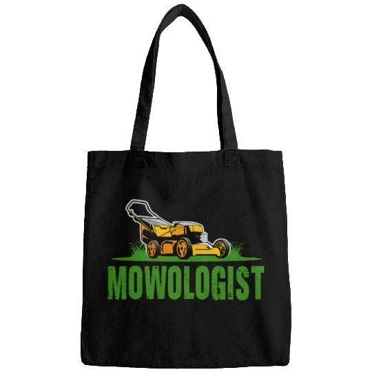 Lawn Mower Fun Mowologist Mower Lawn Mowing Grass Cutting Landscaper Bags