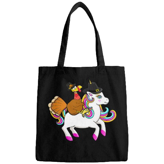Unicorn Pet Thanksgiving For Girls Pilgrim Hat Turkey 3 Bags