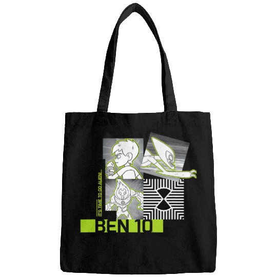 Aliens UFO Ben 10 Its Time To Go Alien Group Poster Bags