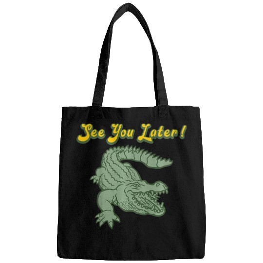 Alligator Pet Kids See You Later Alligator Boys Girls Kids Bags