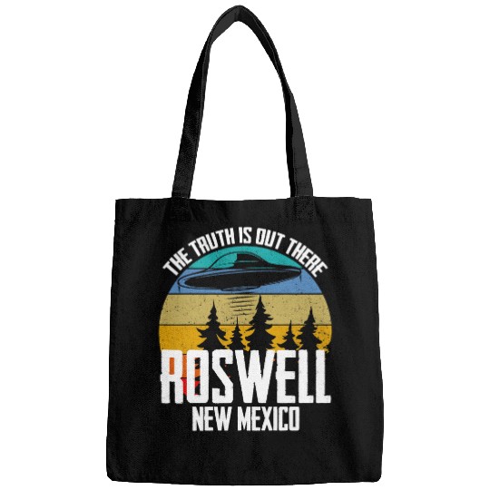 Aliens UFO Truth Is Out There Roswell New Mexico Alien UFO Abduction Bags