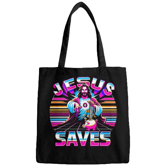 Pig Pet Jesus Saves Money Christian Bank Employee Piggy Bank Bags