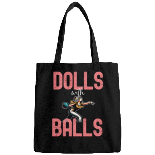 Sport Bowling Dolls With Balls Adult Sexy Team Bowling Women Bags