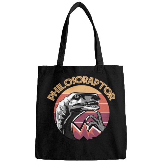 Dinosaur Pet Philosoraptor Meme Philosophy Dinosaur 8 Bags