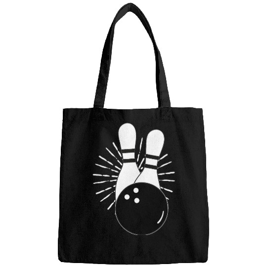 Sport Bowling Retro Bowling Ball and Pins Bags