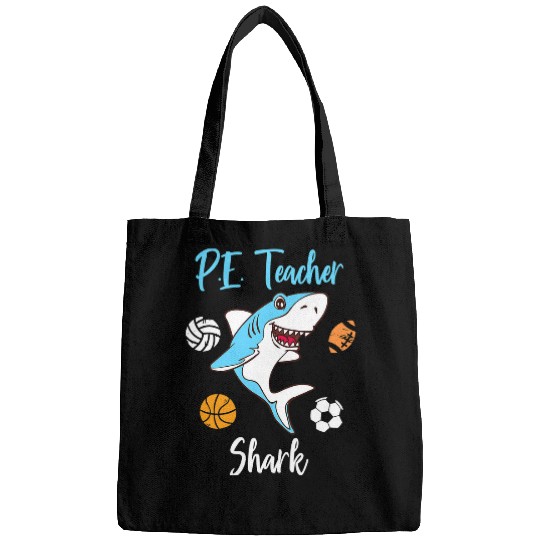 Shark Pet PE Physical Education Teacher Shark Back To School Gym Bags