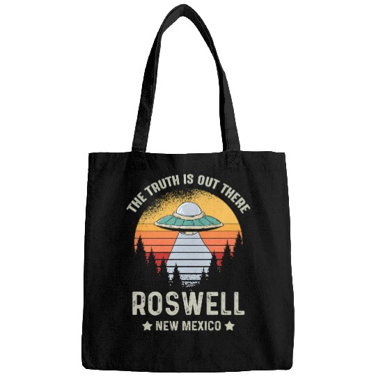 Aliens UFO Truth Is Out There Roswell New Mexico Alien Abduction UFO Bags
