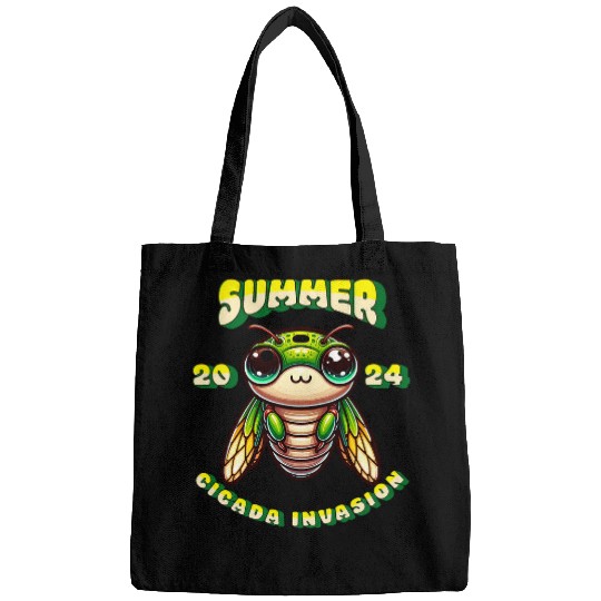 Colorful Cicada 2024 Invasion Bags