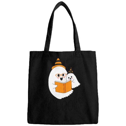 Book Fun Cute ghosts Book Reading Halloween Teacher Booooks ghosts 7 Bags