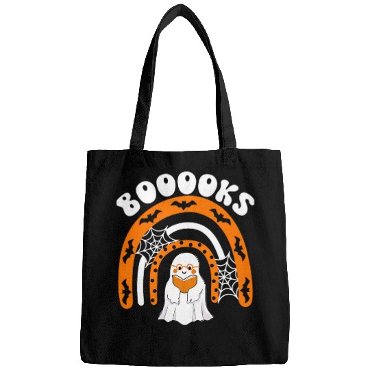 Book Fun Cute ghosts Book Rainbow Reading Top Teacher Booooks Bags