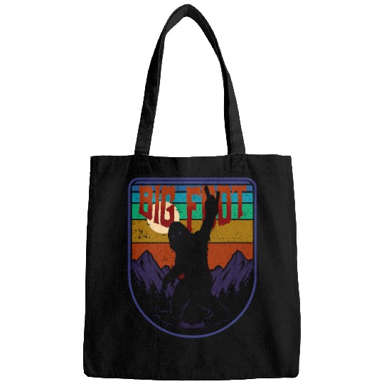Bigfoot Pet Rockers Bigfoot Sasquatch Cryptidcore Folklore Cryptid Ape 033 Bags