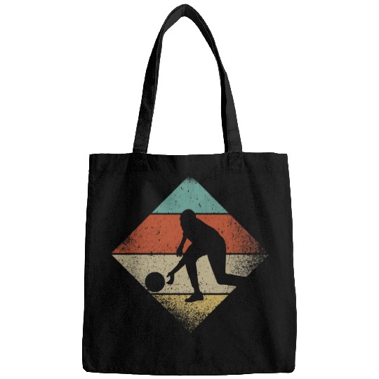 Sport Bowling Retro 1960s 1970s Style Bowler 2 Bags