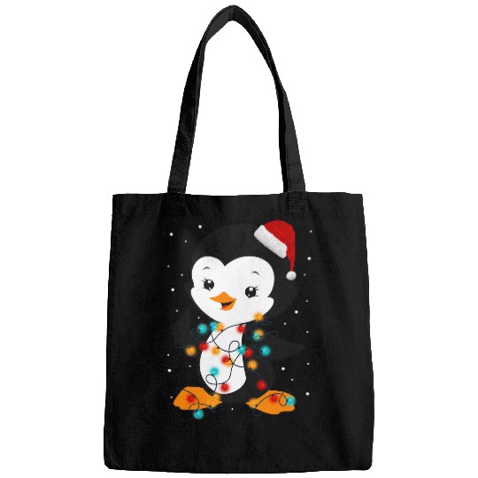 Penguin Pet Christmas Lights Funny Penguin Santa Hat Lover 326 Bags