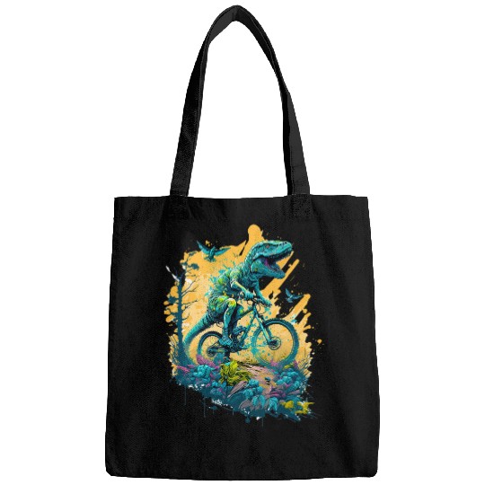 Dinosaur Pet Cycling TRex Mountain Bike Cycling Trail Biking Tyrannosaurus Rex Bags