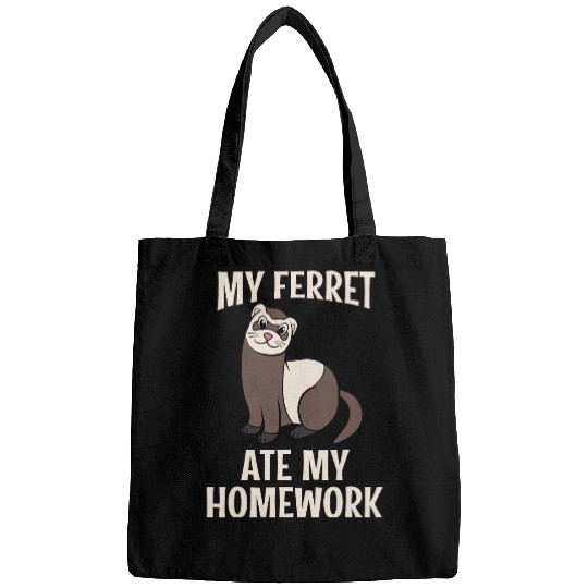 Ferret Pet Rodent Ferret Mom Ferret Dad Wildlife Animal Pet Bags