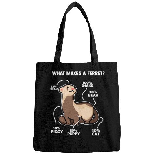 Ferret Pet Polecat Animal Anatomy Bags