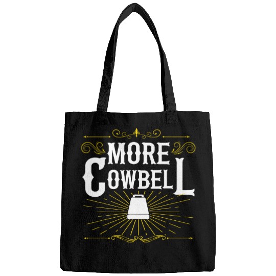 Cow Pet More Cowbell for a Music Fan Bags