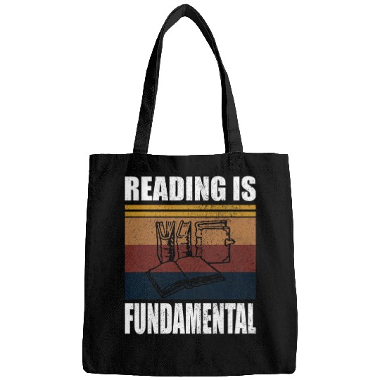 Book Fun Retro Book Club Reading Is Fundamental Readers Bags