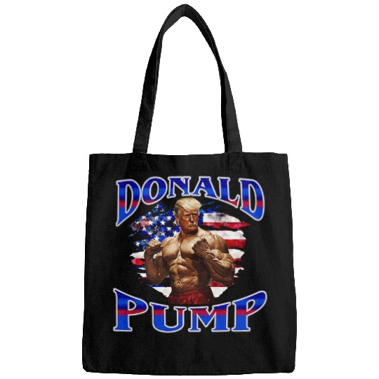 Donald Pump Gym Graphic Funny Workout Fitness Weightlifting 21 Bags