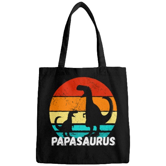 Dinosaur Pet Papasaurus Retro vintages T rexs Papa Saurus for Men Bags