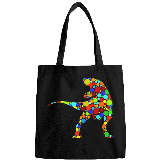 Dinosaur Pet Polka Dot Pattern Happy Dot Day Lover Bags