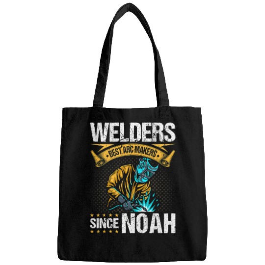 Welder Job Arc Makers Since Noah Funny Christian Welding Bags