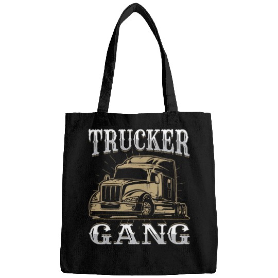 Truck Fun Gang Driver Gangster Big Trucking Trucker Gang Bags
