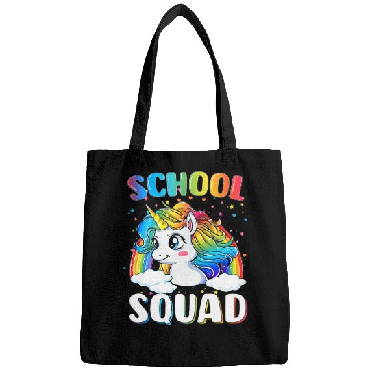 Unicorn Pet School Squad  Unicorn Rainbow Back To School Kids Bags