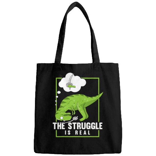 Dinosaur Pet The Struggle Is Real swords Fighting Dinosaur Fencer Fencing Bags