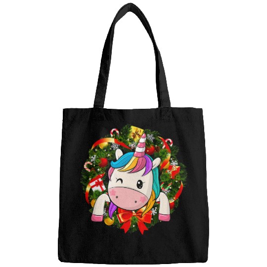 Unicorn Pet Funny Unicorn Christmas Wreath Ornament 68 Bags