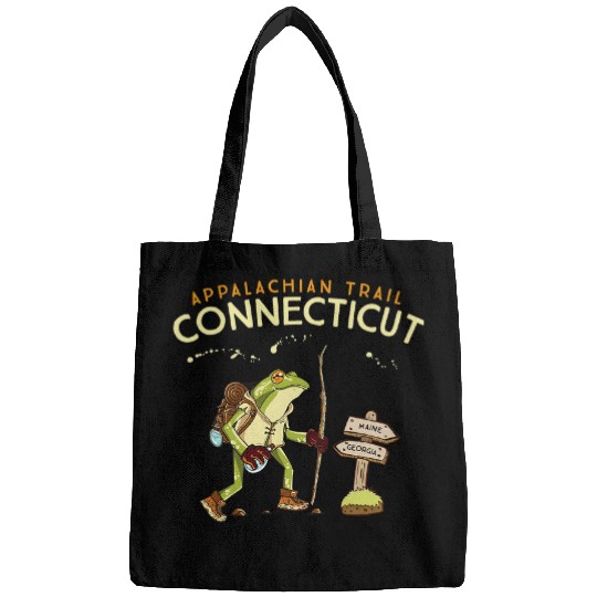 Frog Pet Appalachian Trail Connecticut Hiking Funny Bags