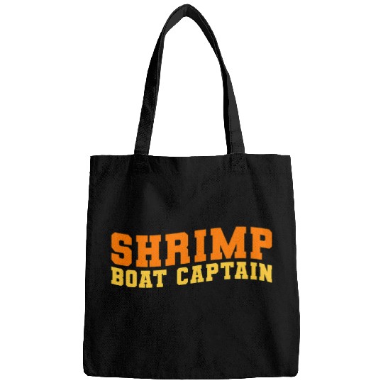 Fishing Fun Shrimp Gift Mens Shrimp Boat Captain Fishing Seafood Catchers Fishermen Bags
