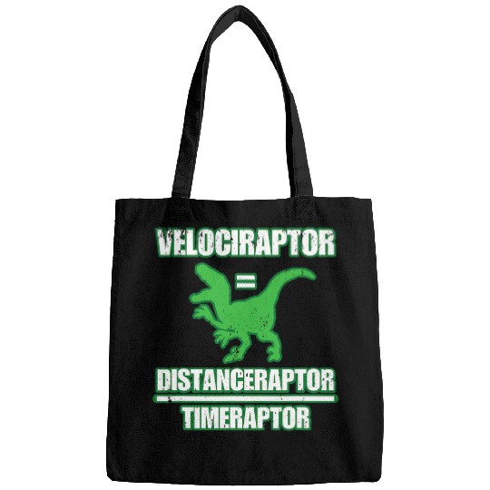 Dinosaur Pet Math Geek Velociraptor Bags
