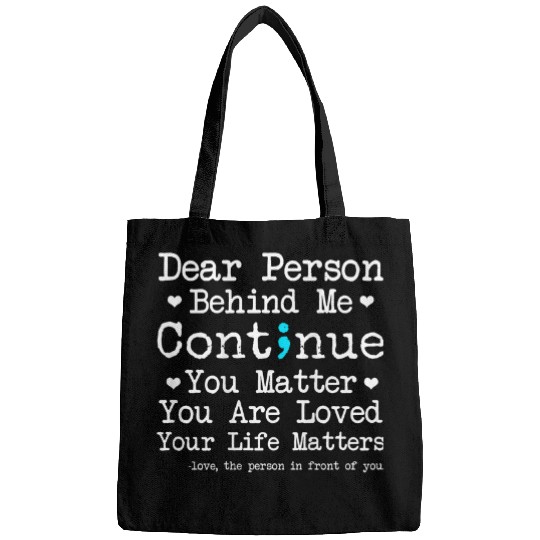 suicides Prevention 988 Ribbon Person Behind Me suicides Prevention Depression Awareness 2 Bags