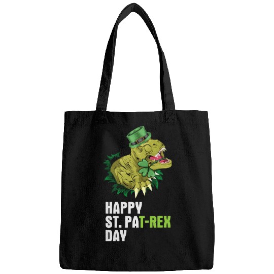 Dinosaur Pet St Patricks Day Happy St PaTREX Funny Dinosaur Rip Bags