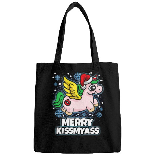 Unicorn Pet Merry  MyUnicorn Angel Christmas Humor Saying 8 Bags